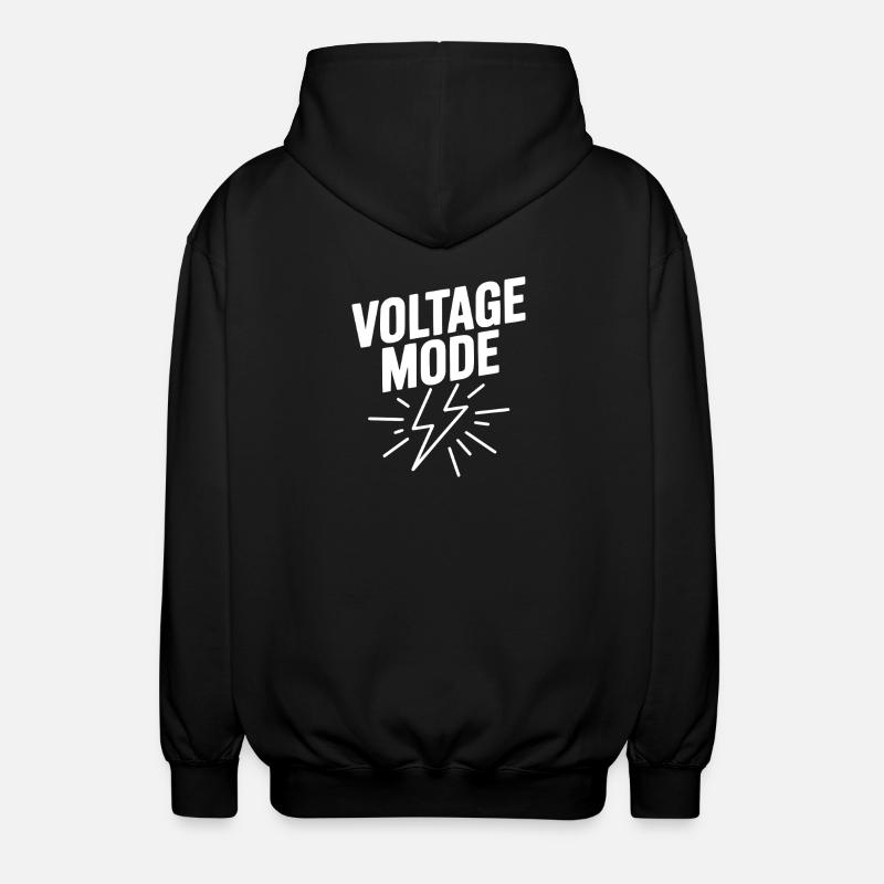 Spannungsmodus - Unisex Kapuzenjacke - Schwarz