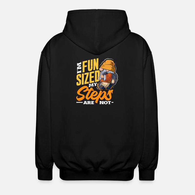 Attends-moi, j’ai de petites jambes - Veste à capuche unisexe - noir