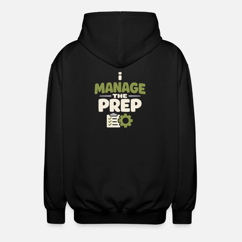 Family Provision Emergency Planner Prepper - Unisex Hooded Jacket - black