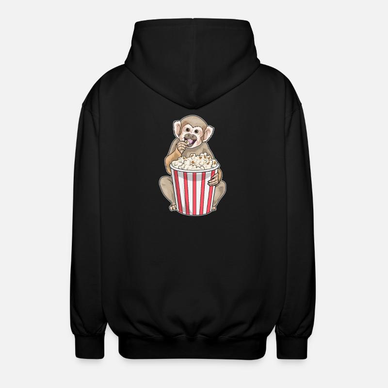 Popcorn Singe - Veste à capuche unisexe - noir
