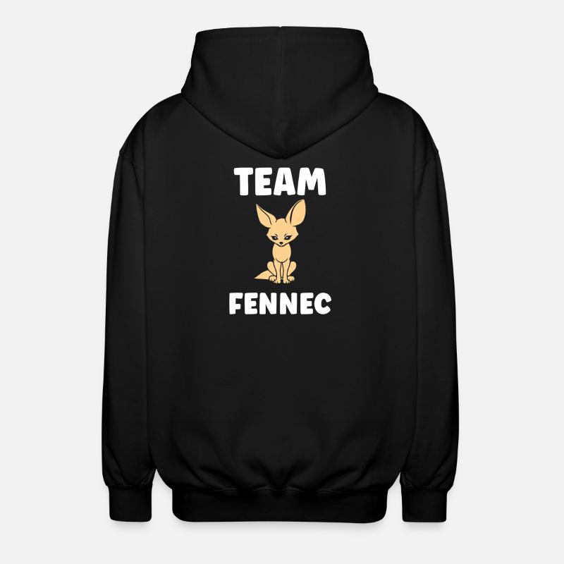 Fennec - Unisex Hooded Jacket - black