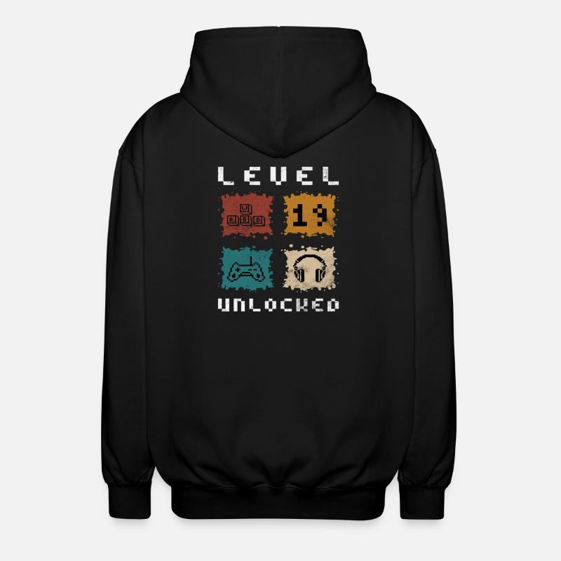 Niveau 19 débloqué - Veste à capuche unisexe - noir