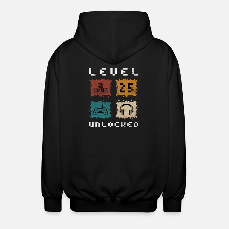 Niveau 25 débloqué - Veste à capuche unisexe - noir