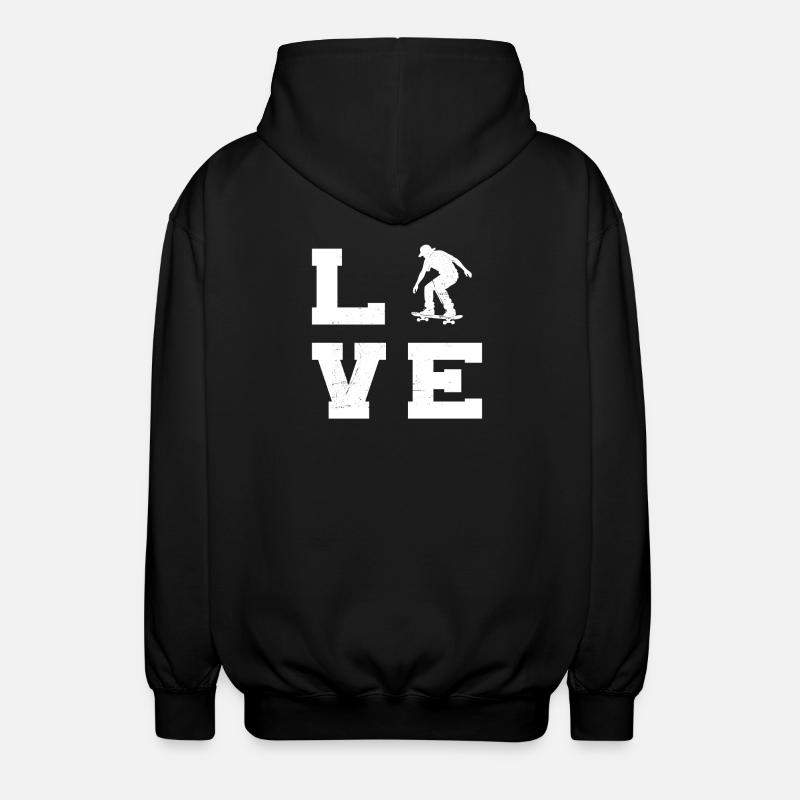 Skateboard : Adore s’habiller chic - Veste à capuche unisexe - noir