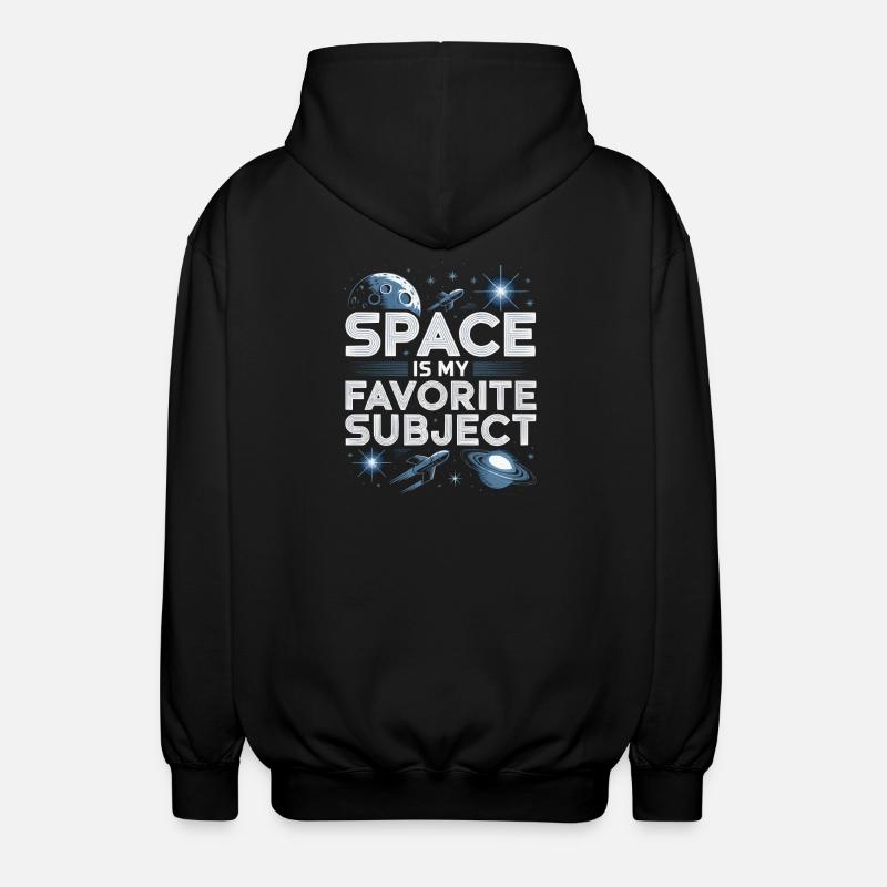 Astronom Galaxy Outerspace Universe Astronomie - Unisex Kapuzenjacke - Schwarz