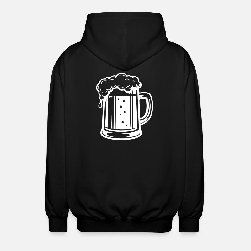 Bière Beer Symbol Beer - Veste à capuche unisexe - noir
