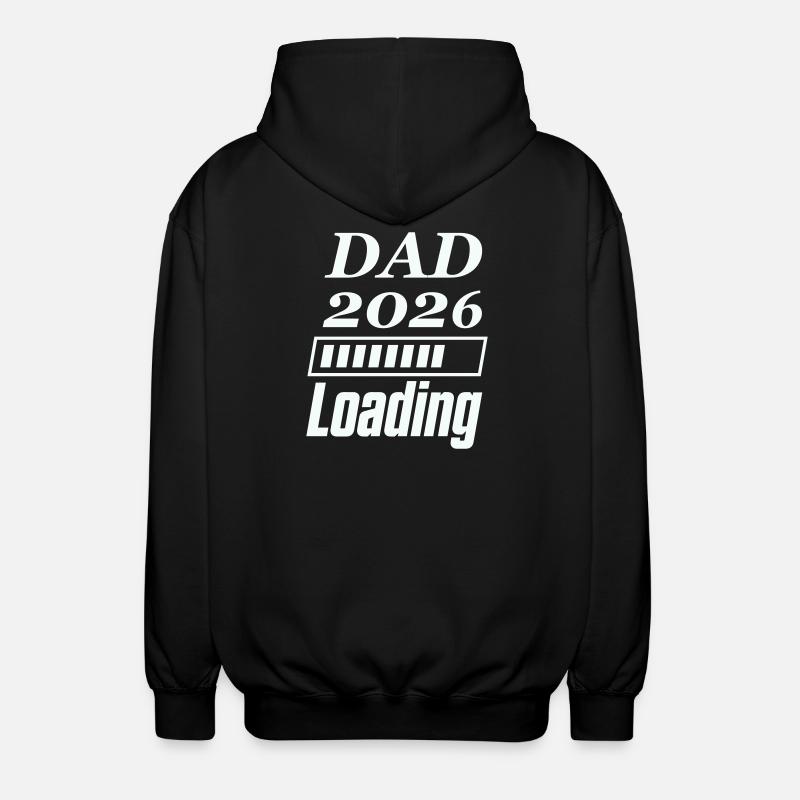 DAD 2026 Loading - Unisex Hooded Jacket - black