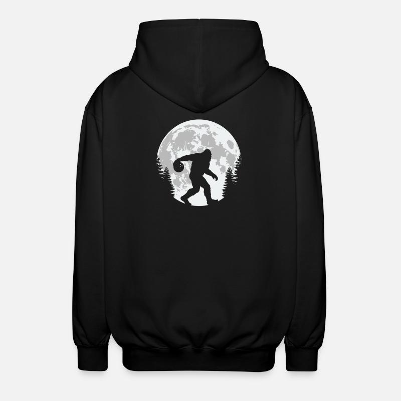 Bigfoot Lune de Bowling - Veste à capuche unisexe - noir