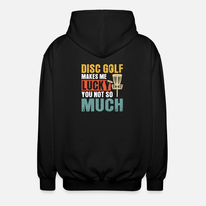 Disc Golf Geschenke Discgolf - Unisex Kapuzenjacke - Schwarz