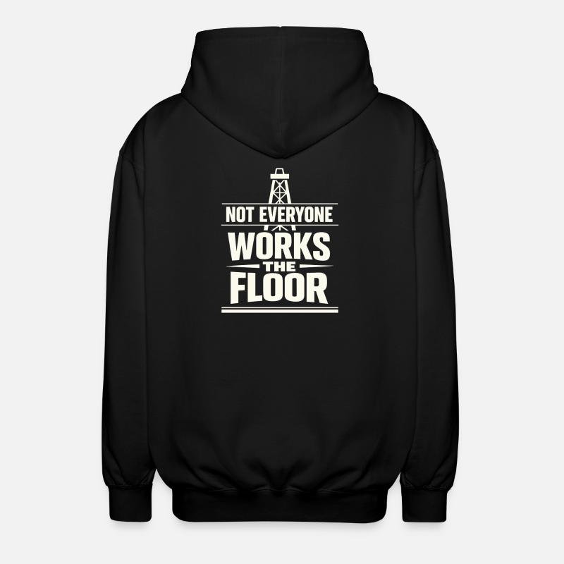 Offshore-bohrer-rig-bohrer Bohrboden Offshore - Unisex Kapuzenjacke - Schwarz
