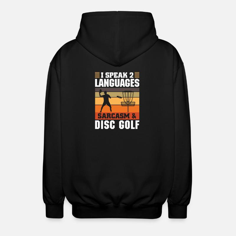 Disc Golf Geschenke Discgolf - Unisex Kapuzenjacke - Schwarz