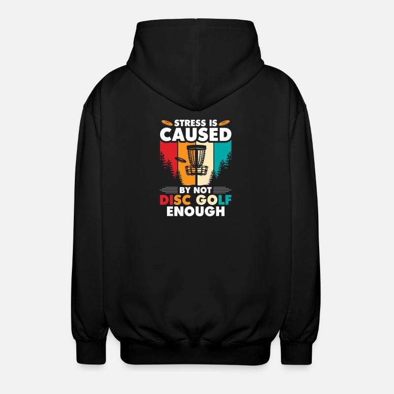 Disc Golf Gifts Disc Golf - Unisex Hooded Jacket - black