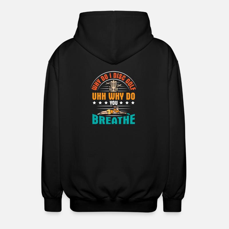 Disc Golf Geschenke Discgolf - Unisex Kapuzenjacke - Schwarz