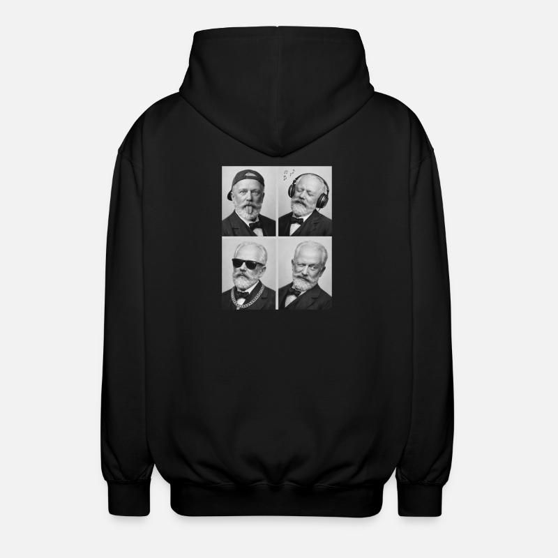 Pyotr Ilyich Tchaikovsky - Unisex Hooded Jacket - black