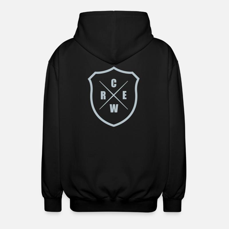 Blason du Bouclier d’équipage - Veste à capuche unisexe - noir