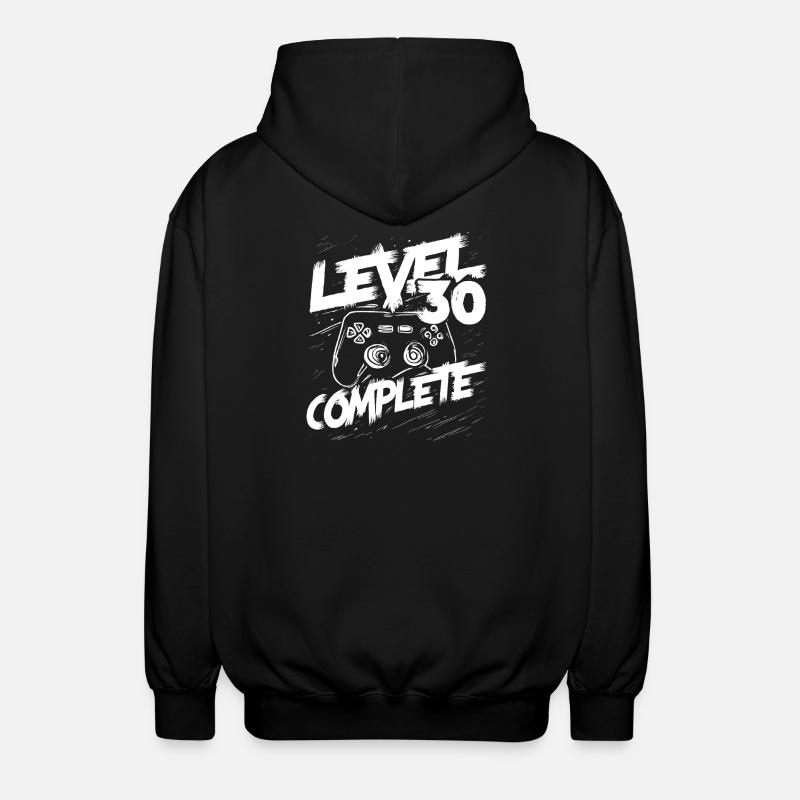 Level 30 Complete Controller - Unisex Hooded Jacket - black