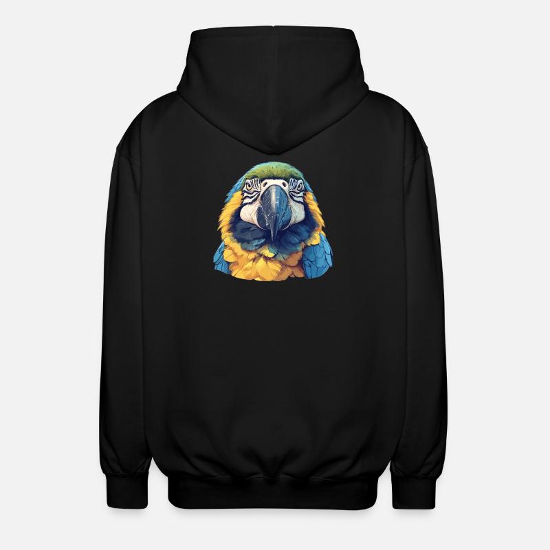 Macaw's Era - Unisex Hooded Jacket - black