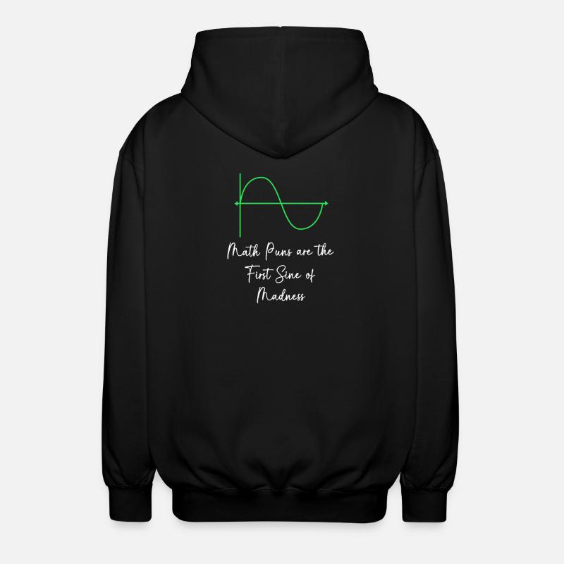 Mathematician Math Mathematical Mathematics - Unisex Hooded Jacket - black