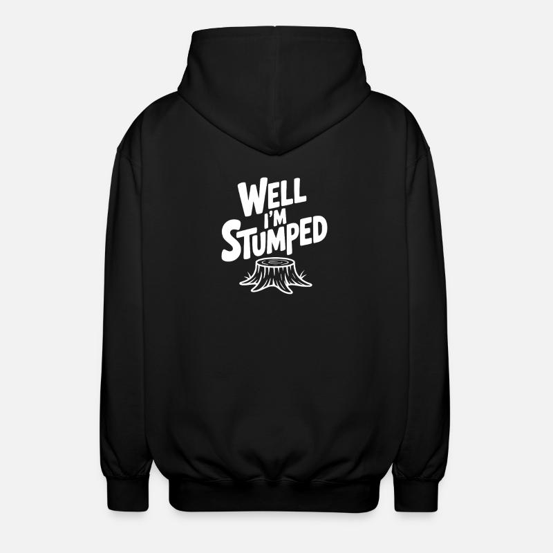 Nun, ich bin ratlos - Unisex Kapuzenjacke - Schwarz