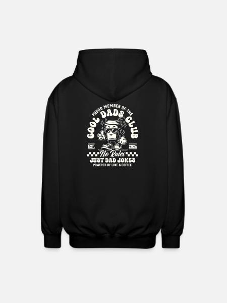 Cool Dads Club - Dad 2026 Gift - Unisex Hooded Jacket - black