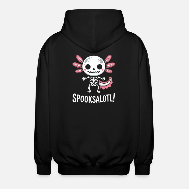 Conception du squelette de Spooksalot - Veste à capuche unisexe - noir