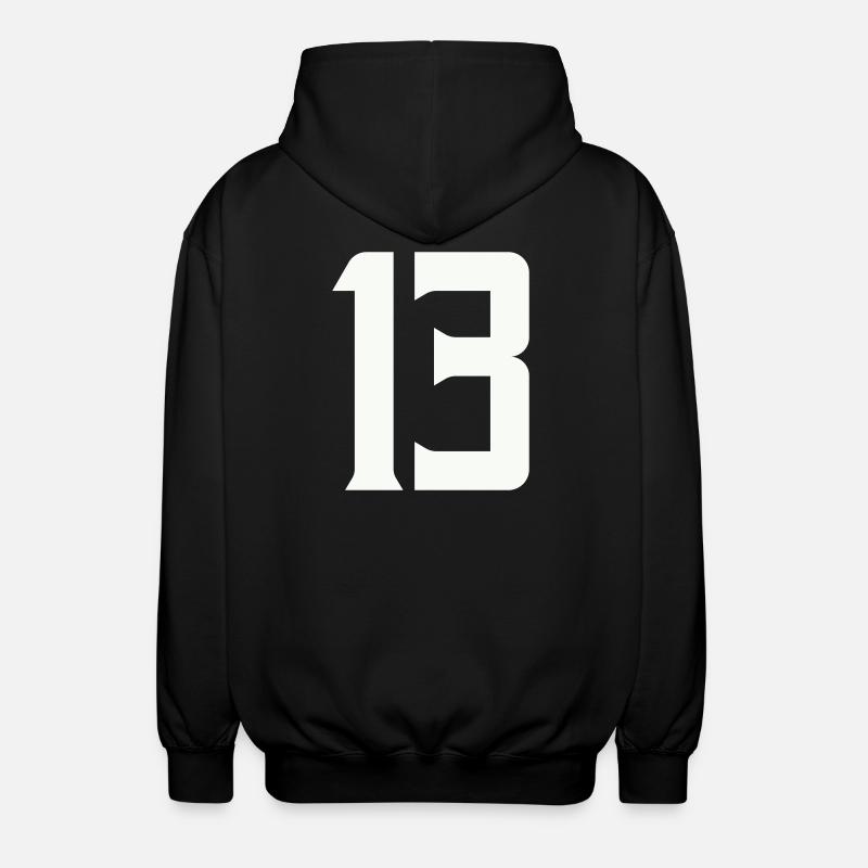 13 - Veste à capuche unisexe - noir