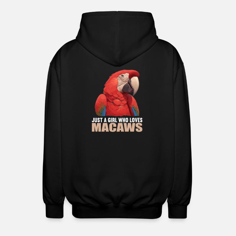 Macaw's Era - Unisex Hooded Jacket - black
