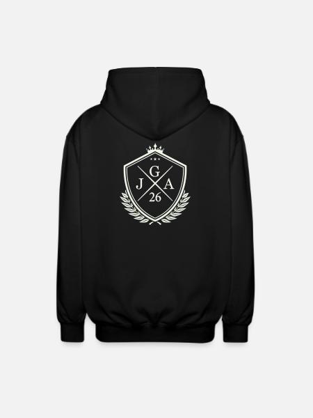 jga_26- - Veste à capuche unisexe - noir
