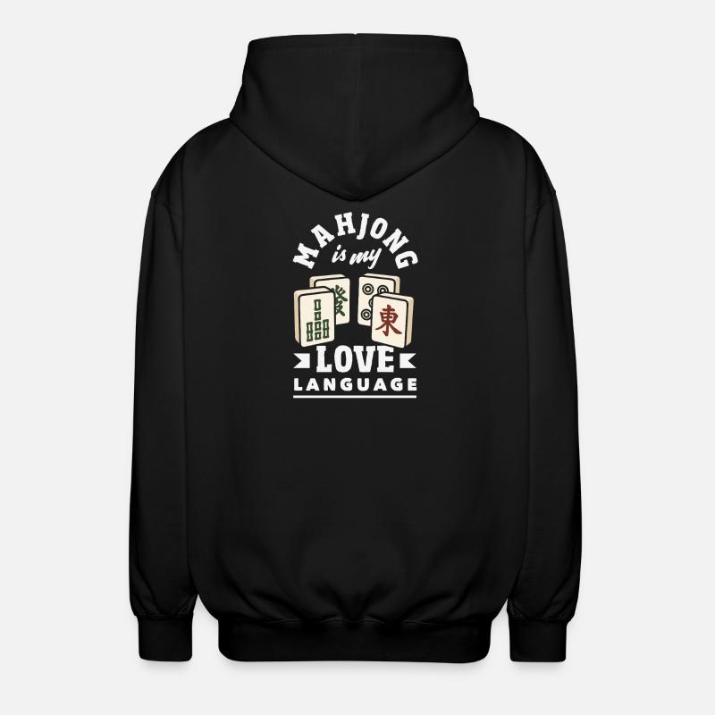 C’est l’heure du Mahjong - Veste à capuche unisexe - noir