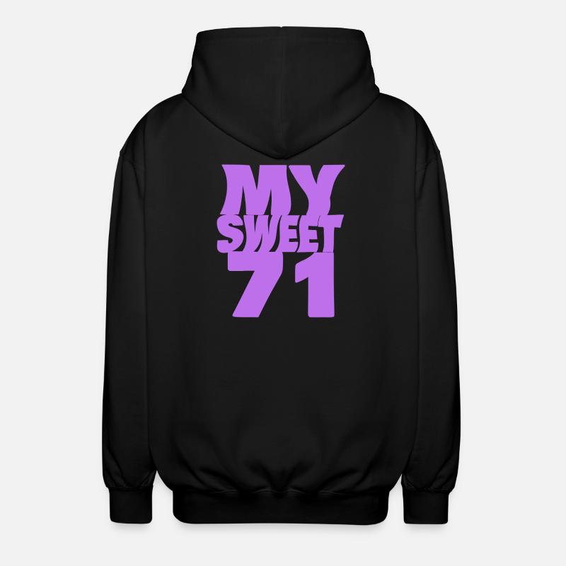71 - Veste à capuche unisexe - noir