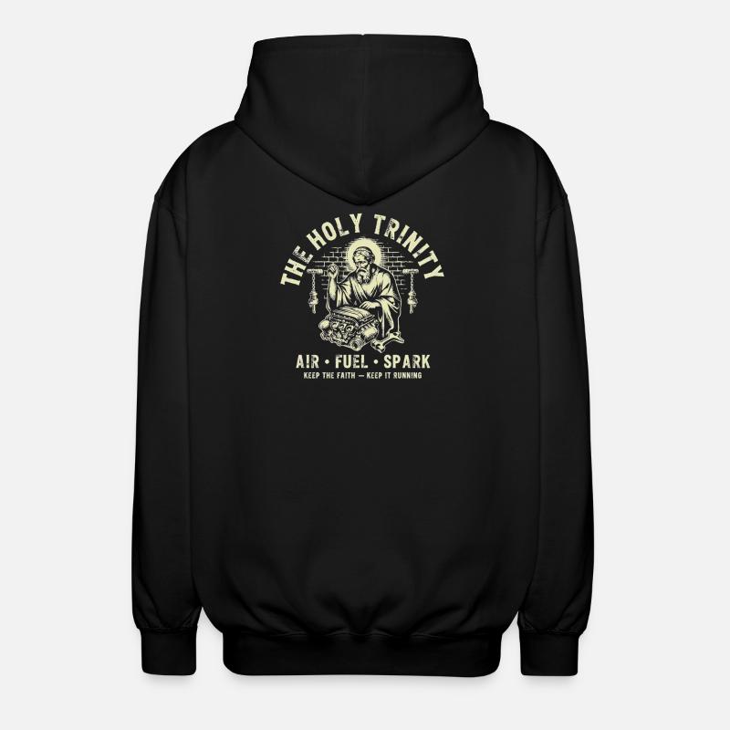 Holy Trinity Engine Spark - Unisex Kapuzenjacke - Schwarz