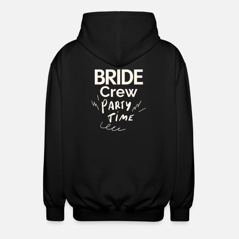 Équipage de la mariée - Veste à capuche unisexe - noir