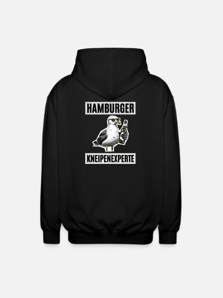 Hamburg Pub Expert - Unisex Hooded Jacket - black