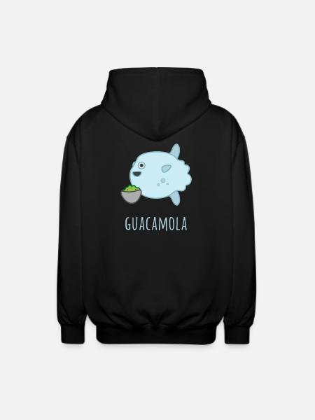 Mola Mola Guacamola - Unisex Kapuzenjacke - Schwarz