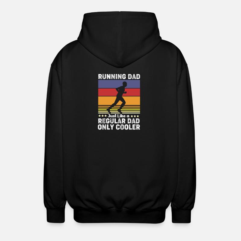 Marathon Halbmarathon Marathonläufer - Unisex Kapuzenjacke - Schwarz