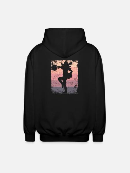 Cheerleader Cheer Mom Cheerleading - Unisex Kapuzenjacke - Schwarz