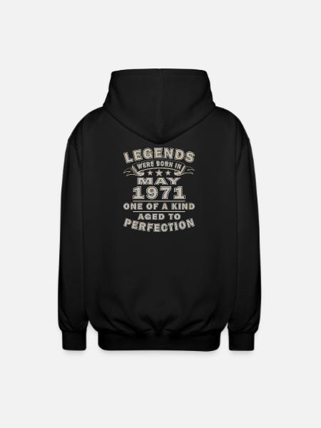 May 1971 – May 1971 - Unisex Hooded Jacket - black