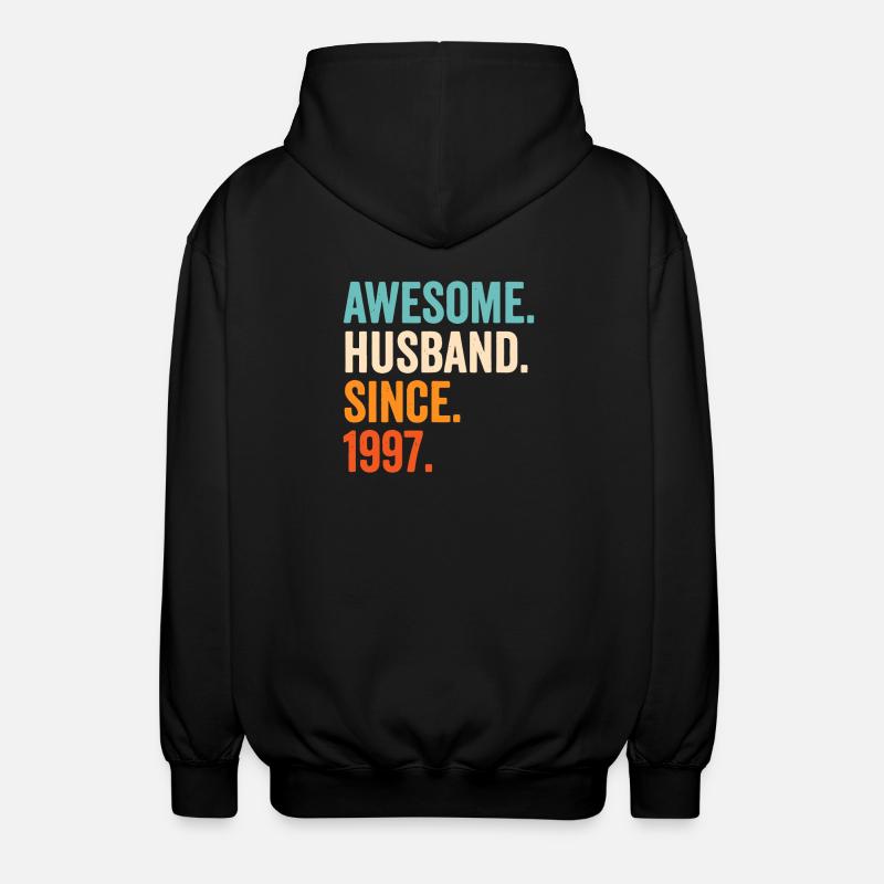 Großartiger Ehemann seit 1997 - Unisex Kapuzenjacke - Schwarz