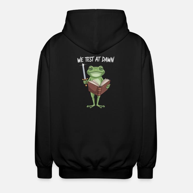 Nous testons chez Dawn Frog Wizard - Veste à capuche unisexe - noir