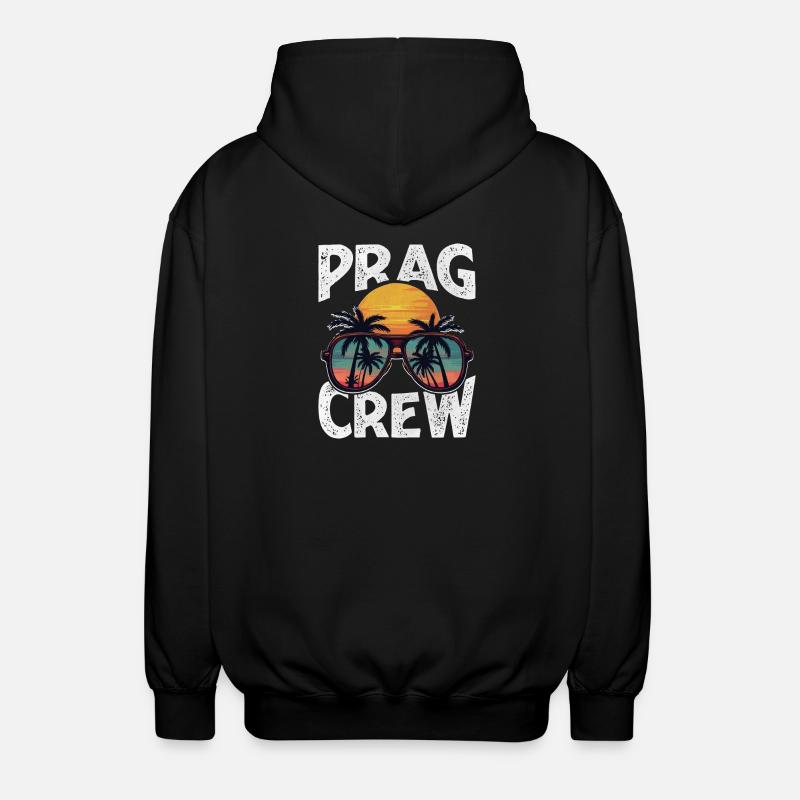 Équipage Prague - Veste à capuche unisexe - noir
