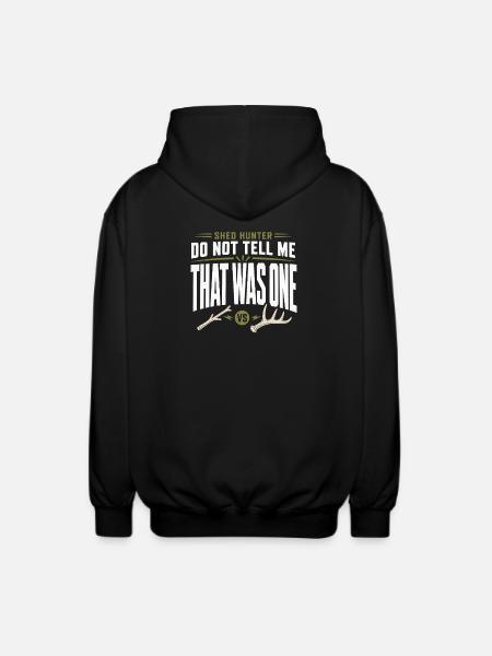 Scale-hunting-scale-hunter-antler-hunting-whitetail - Unisex Hooded Jacket - black
