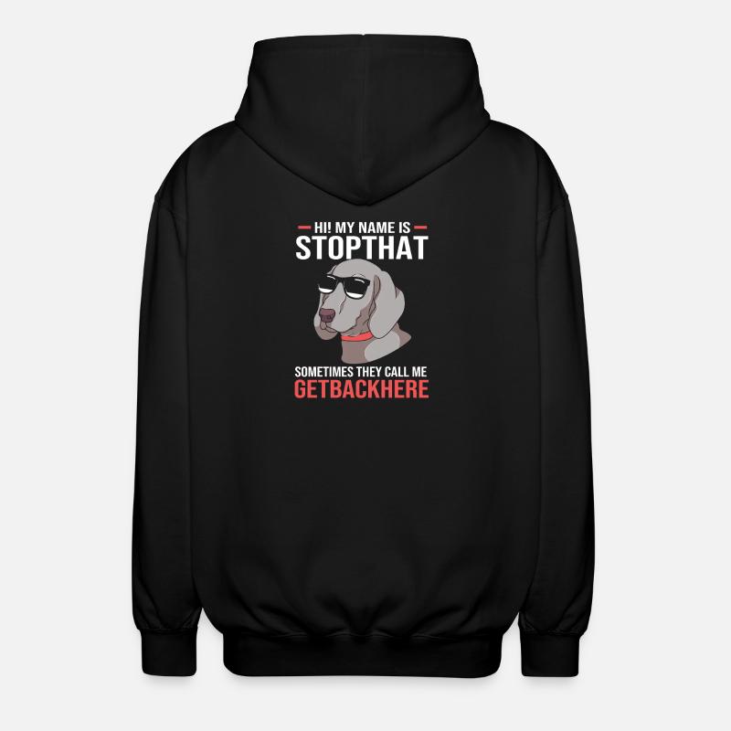 Great Dane - Unisex Hooded Jacket - black