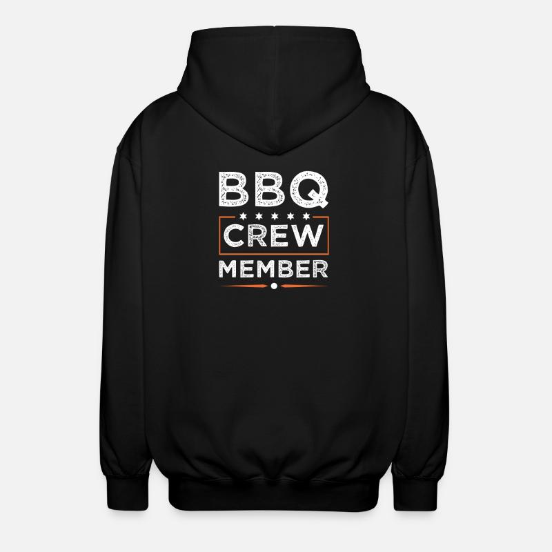 Bbq Crew - Unisex Kapuzenjacke - Schwarz