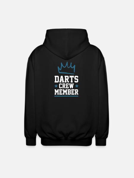 Darts Crew - Unisex Hooded Jacket - black