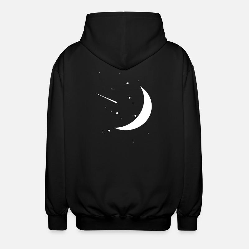 Ciel nocturne - Veste à capuche unisexe - noir