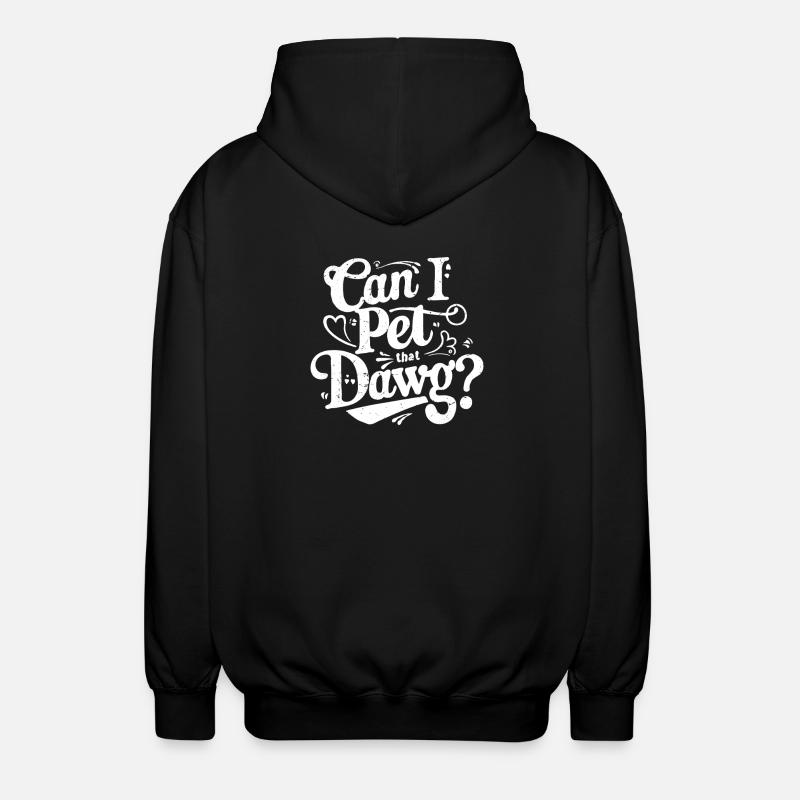 Je peux caresser ce mec - Veste à capuche unisexe - noir