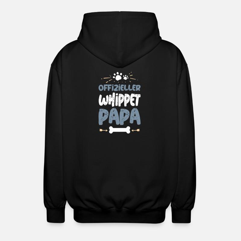 Whippet - Unisex Hooded Jacket - black