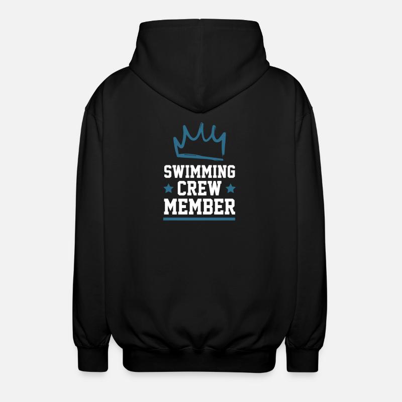 Équipe de natation - Veste à capuche unisexe - noir
