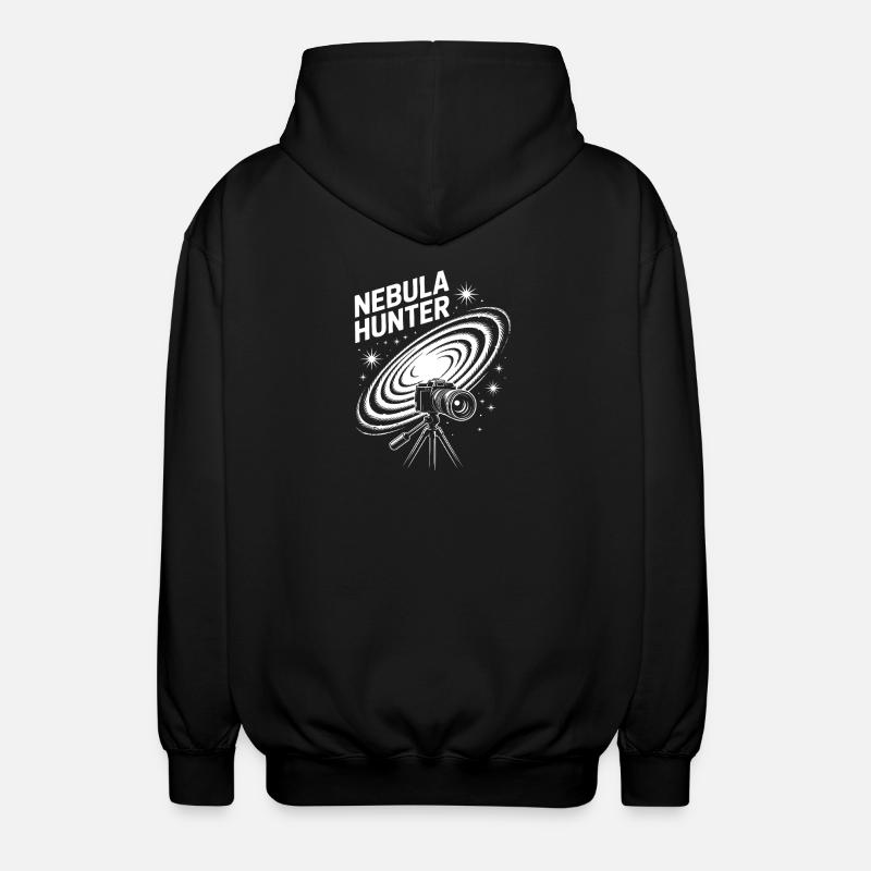 Télescope cosmique Nebula Hunter - Veste à capuche unisexe - noir