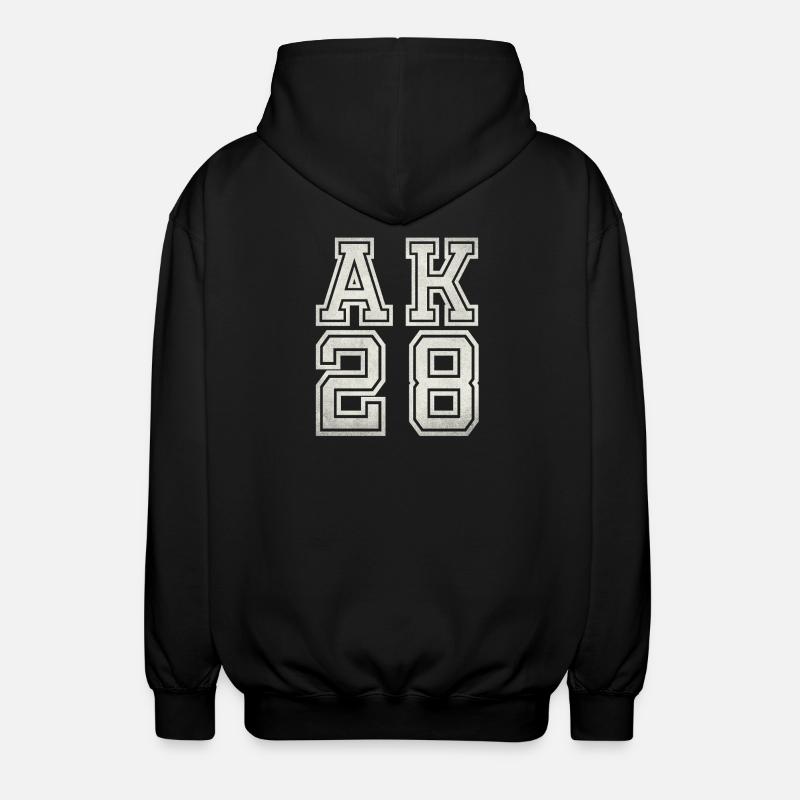 AK28 - Unisex Hooded Jacket - black